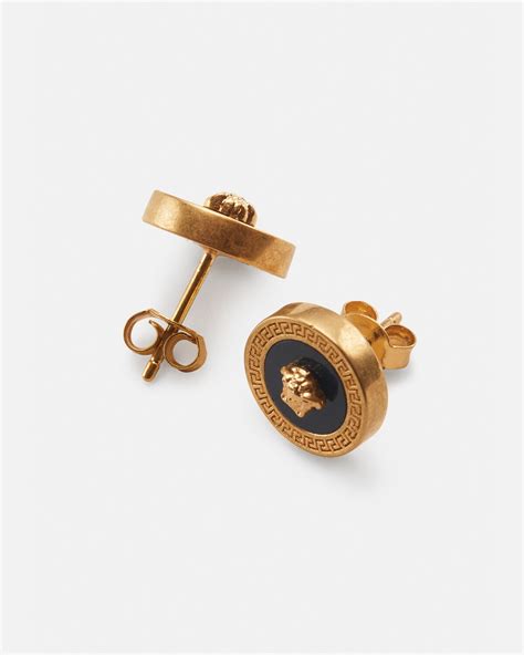 versace earrings buy online|Versace enamel earrings.